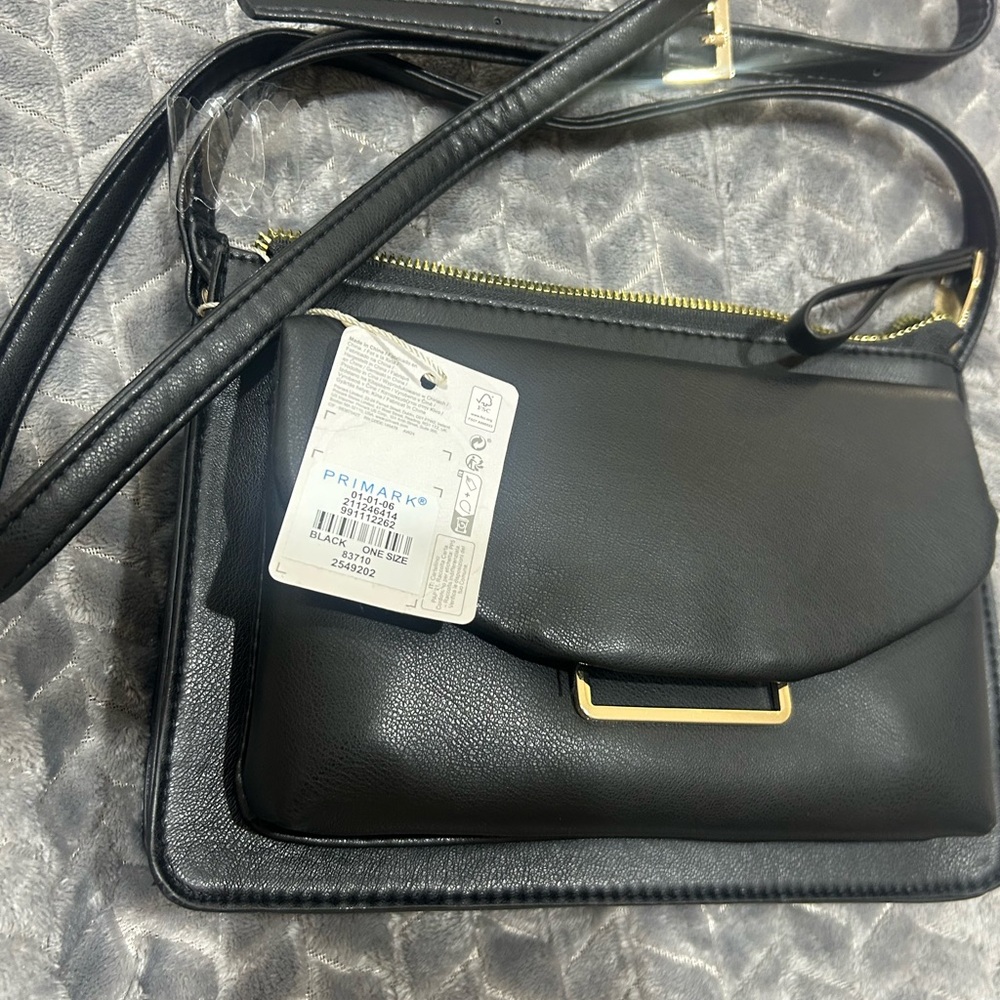 Primark Elegant Black Crossbody Bag